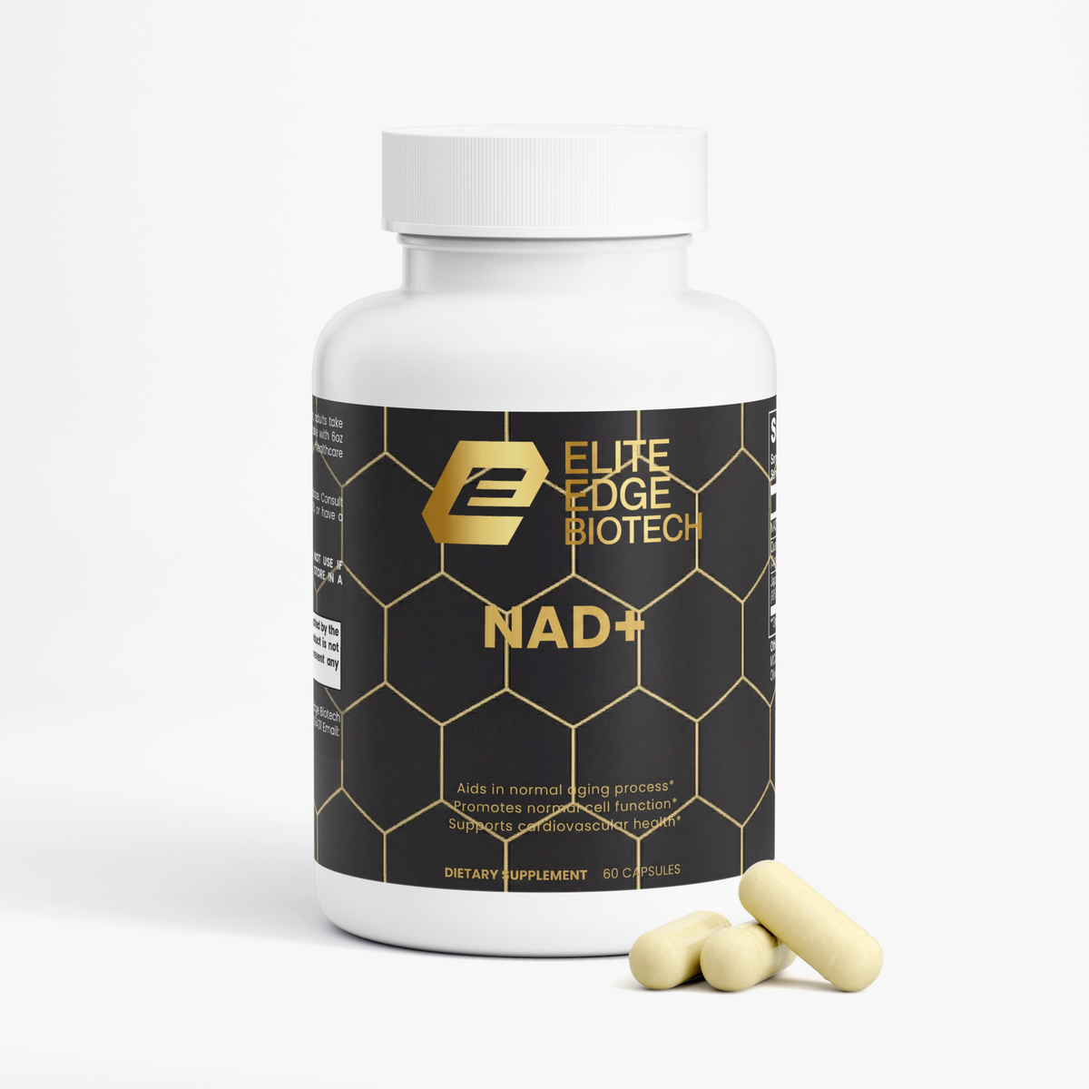 NAD+ Cellular Energy Formula — Advanced Longevity & Vitality Support | Elite Edge Biotech