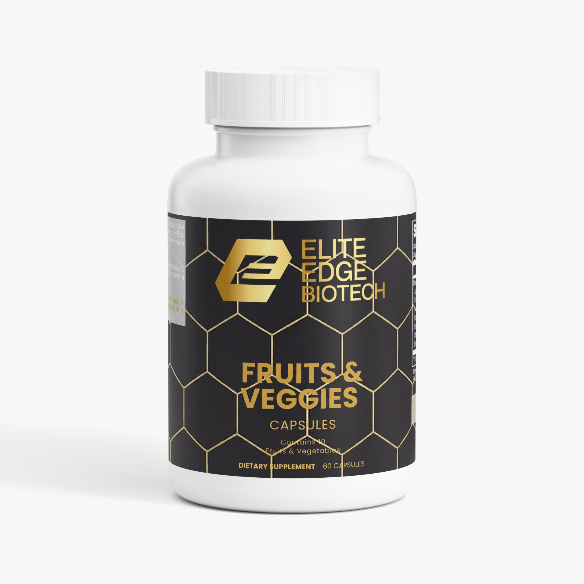 Digestive Health — Apple Fiber & Antioxidant Capsule Blend | Supports Digestion, Heart & Cellular Wellness | Apple Fiber, Beet Root, Blueberry & Ginger Formula | Elite Edge Health