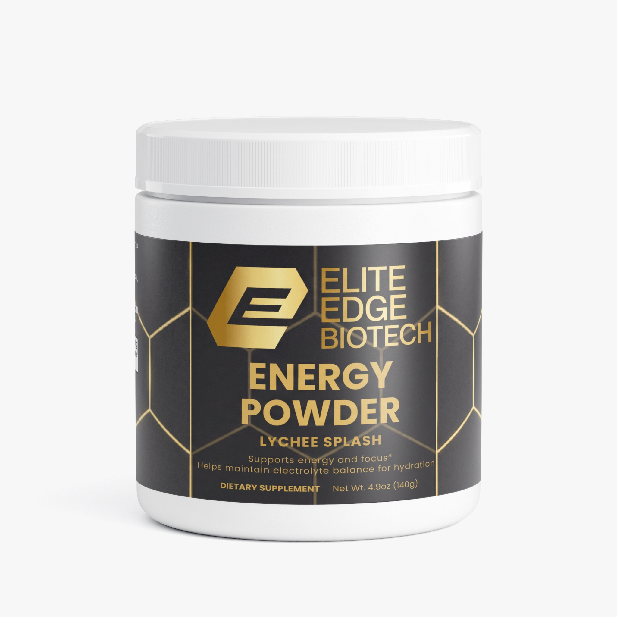 Energy Powder — Lychee Splash Energy Flavor | Clean Energy & Focus Drink Mix with Natural Caffeine, L-Theanine, Electrolytes & B-Vitamins for Sustained Energy, Hydration & Mental Clarity