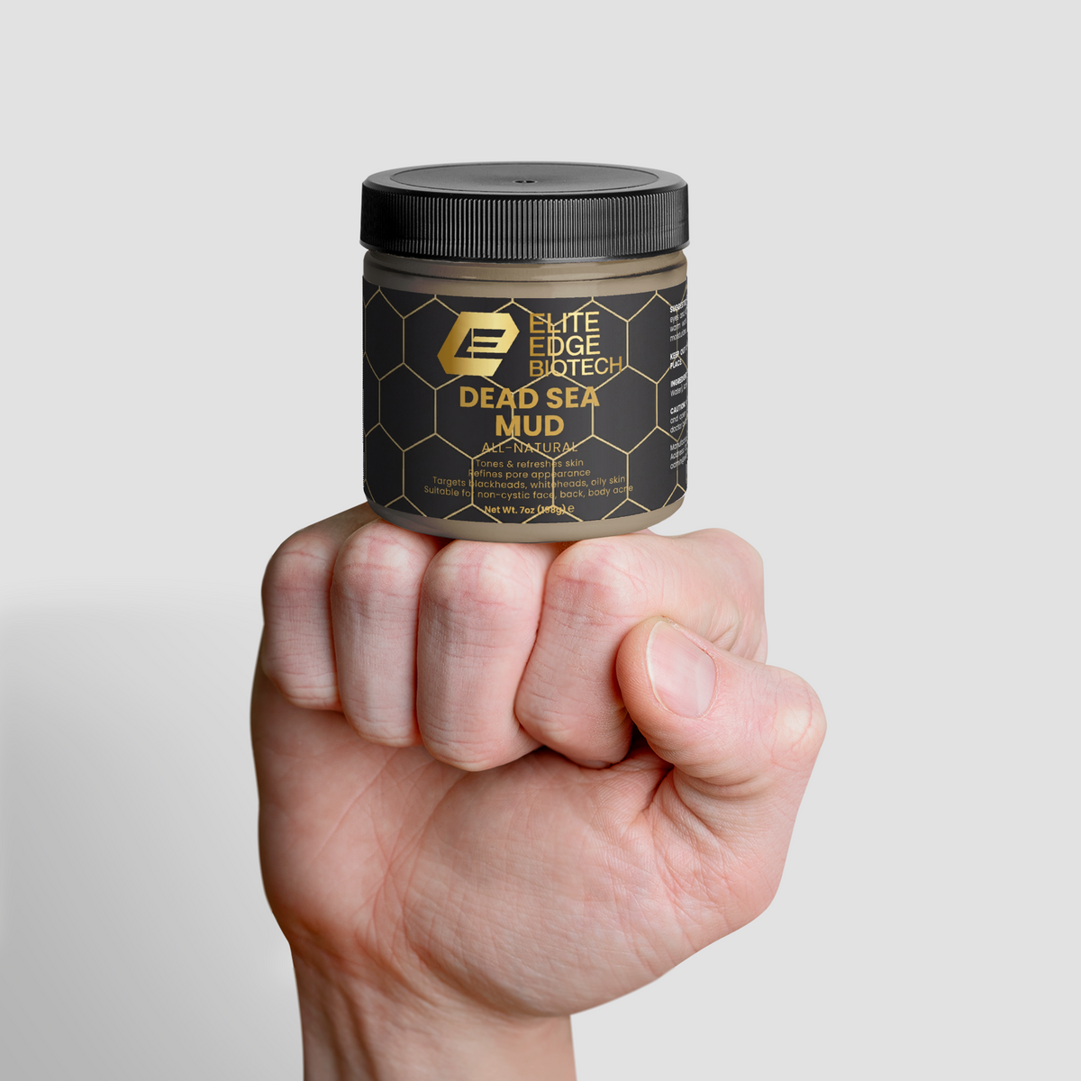 Dead Sea Mud — 100% Pure Mineral-Rich Face & Body Mask | Detox, Purify & Rejuvenate Skin | Deep Cleansing Natural Skincare | Elite Edge Health