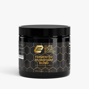Fermented Mushroom Blend — 6-Mushroom Organic Immune & Gut Support Powder | Reishi, Cordyceps, Turkey Tail, Shiitake, Maitake & Royal Sun Agaricus | Fermented for Maximum Absorption | Elite Edge Health