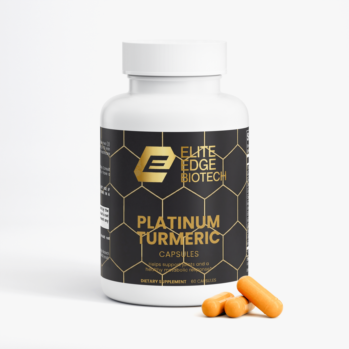 Platinum Turmeric — Advanced Joint, Mobility & Anti-Inflammatory Support with Curcumin, Glucosamine, Boswellia & BioPerine® | Flexibility & Recovery Formula | Elite Edge Health