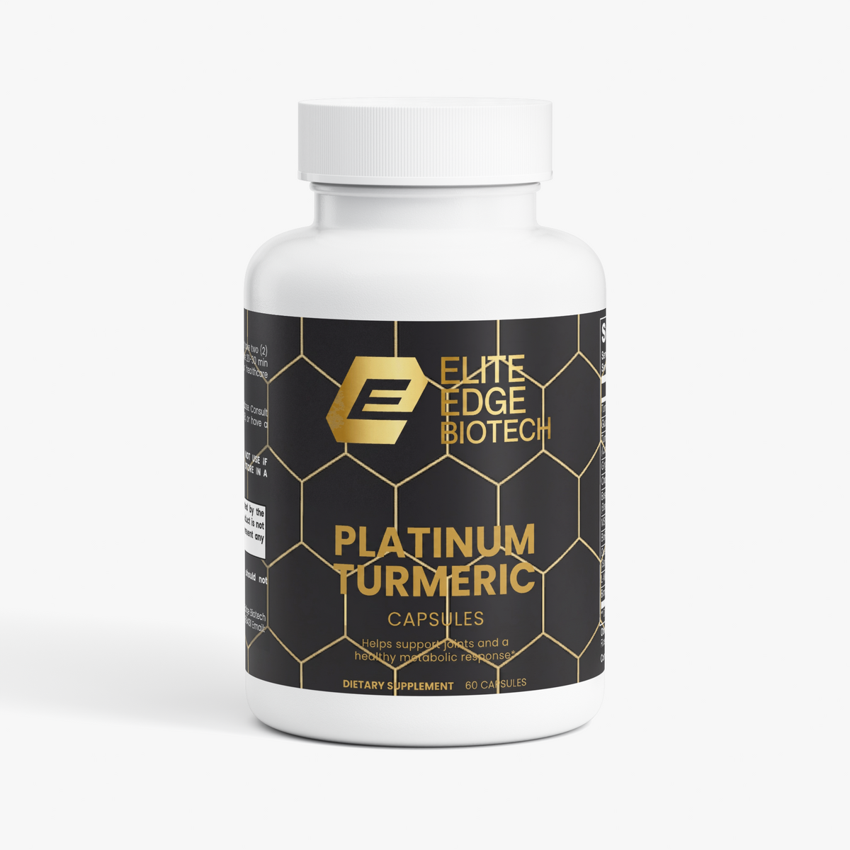 Platinum Turmeric — Advanced Joint, Mobility & Anti-Inflammatory Support with Curcumin, Glucosamine, Boswellia & BioPerine® | Flexibility & Recovery Formula | Elite Edge Health