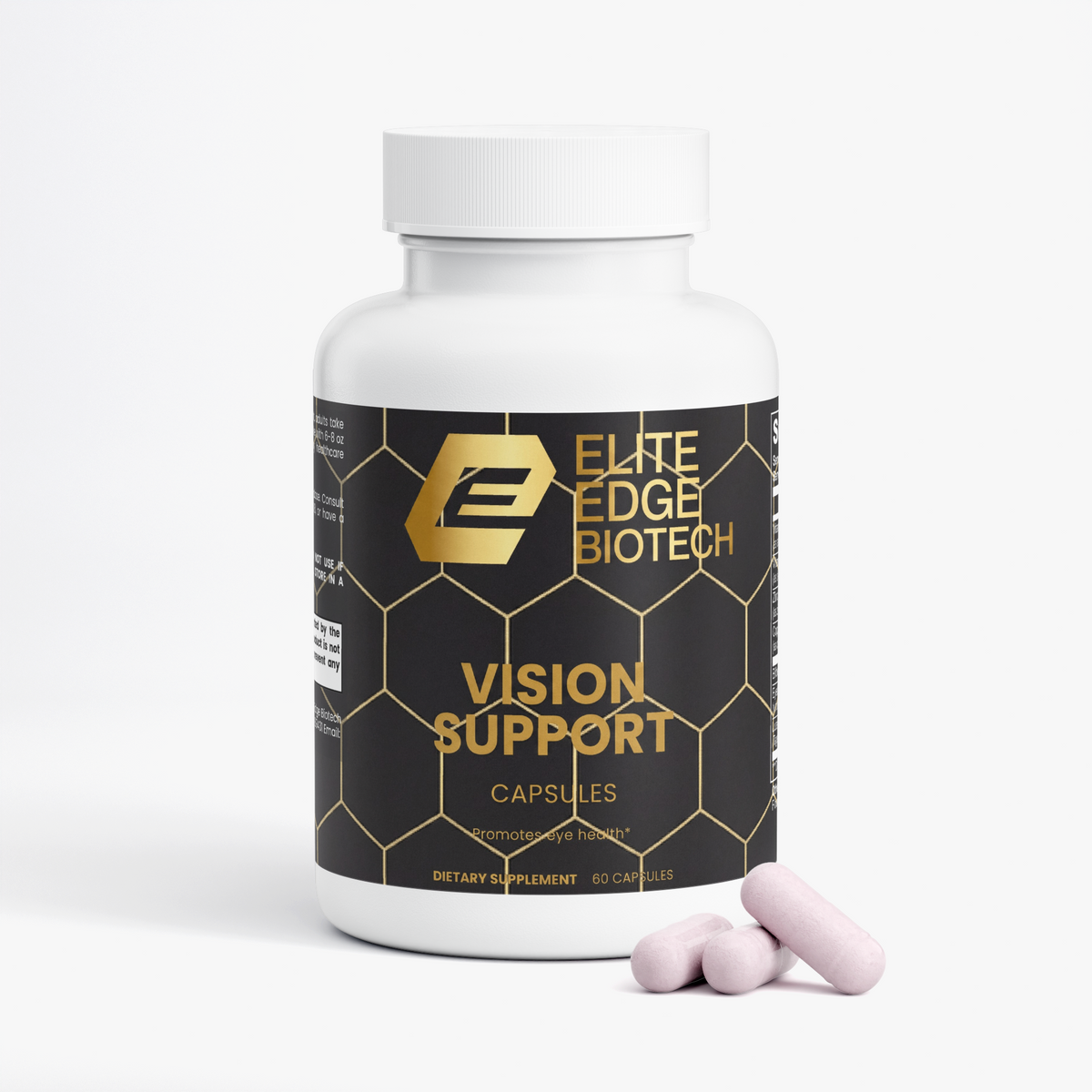 Elite Edge Vision Support + Antioxidant Complex — Bilberry, Lutein & Eyebright Formula for Eye Health & Clarity | Elite Edge Health