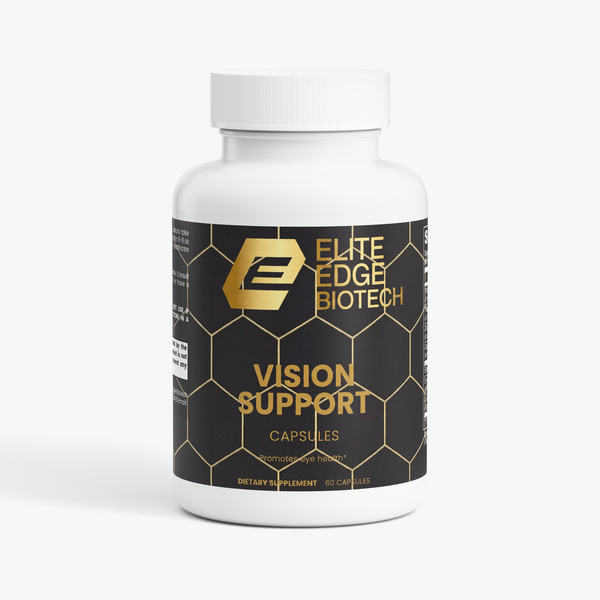 Elite Edge Vision Support + Antioxidant Complex — Bilberry, Lutein & Eyebright Formula for Eye Health & Clarity | Elite Edge Health