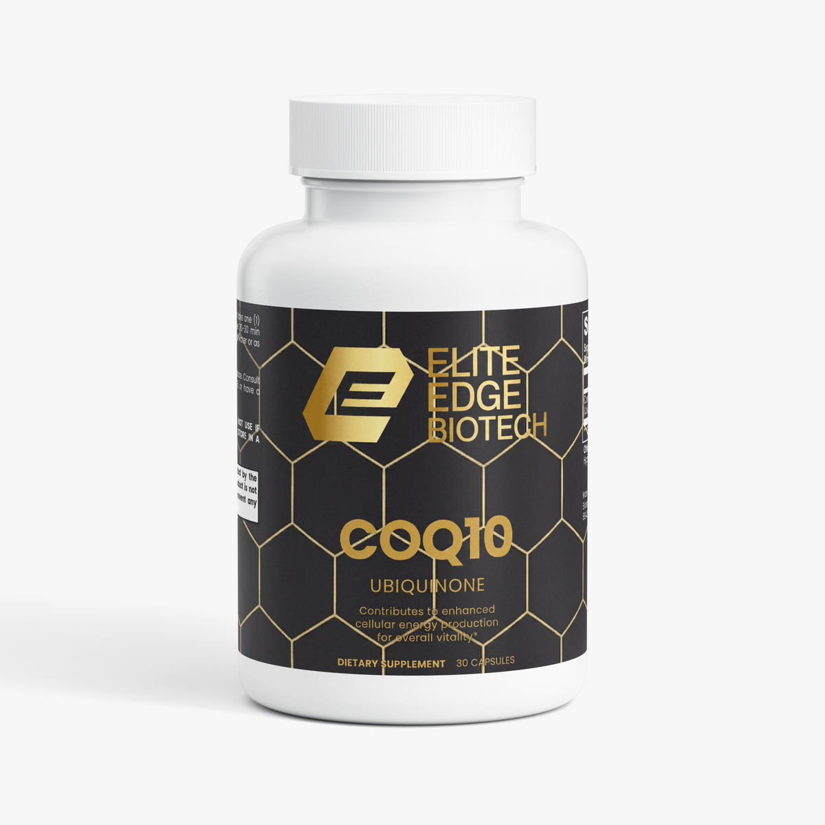 CoQ10 Ubiquinone — Advanced Cellular Energy & Heart Health Support | Antioxidant Protection & ATP Production Formula | Elite Edge Health