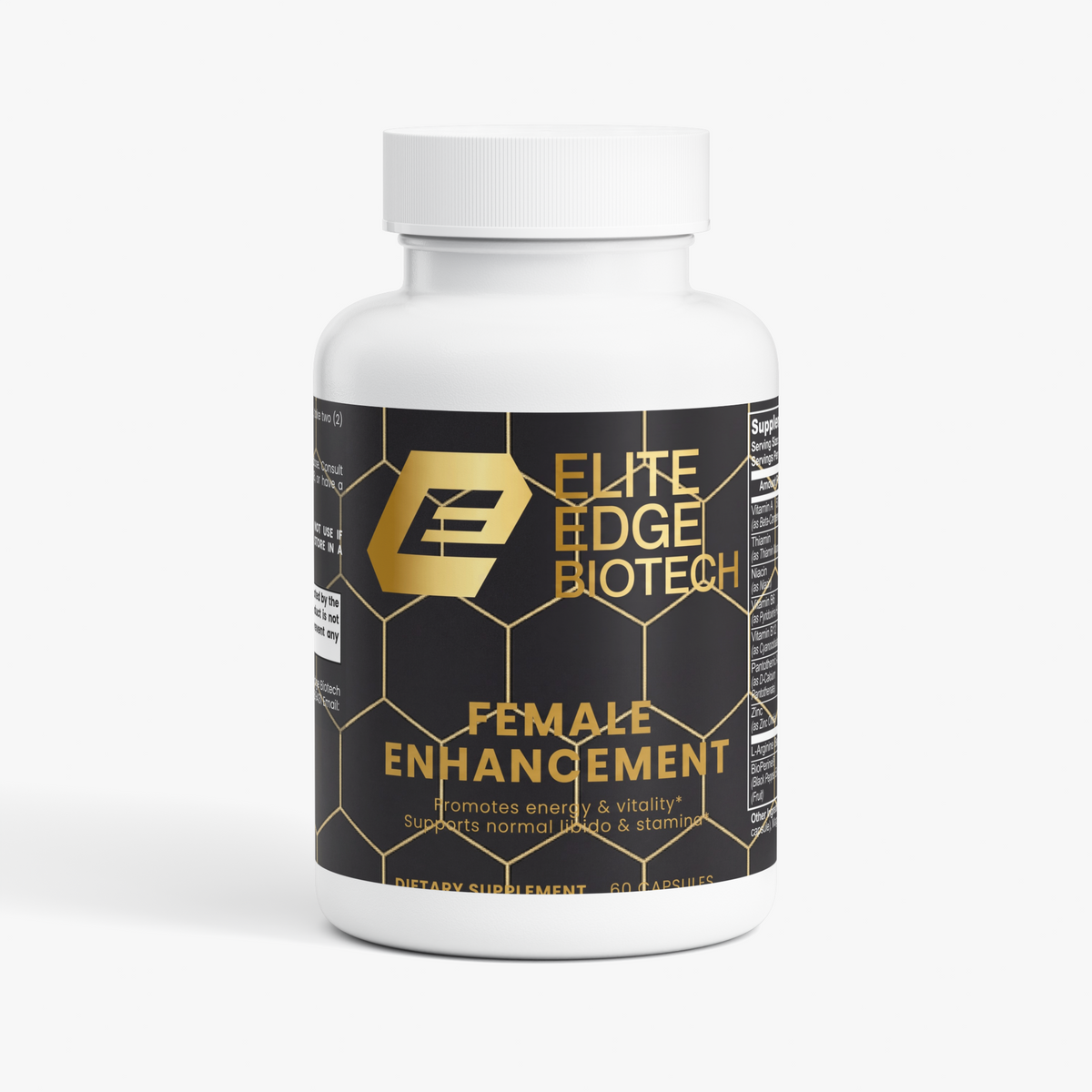 Female Enhancement — Women’s Vitality & Wellness Complex with Tribulus, Ashwagandha, Dong Quai & BioPerine® | Energy, Balance & Circulation Support | Elite Edge Health