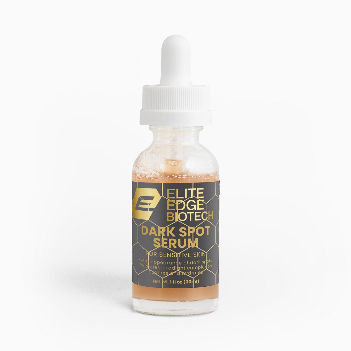 Dark Spot Serum — Sensitive Skin Brightening Complex with Adaptogenic Mushrooms, Chamomile & Green Tea | Even Tone & Hydration Without Harsh Acids | Elite Edge Health