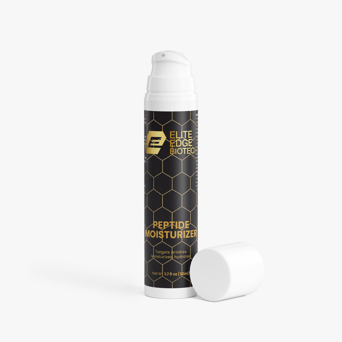 Peptide Moisturizer — Advanced Anti-Aging Hydration Cream with Cranberry Extract, Copper Peptides & Botanical Actives | Firm, Brighten & Restore Skin | Elite Edge Health