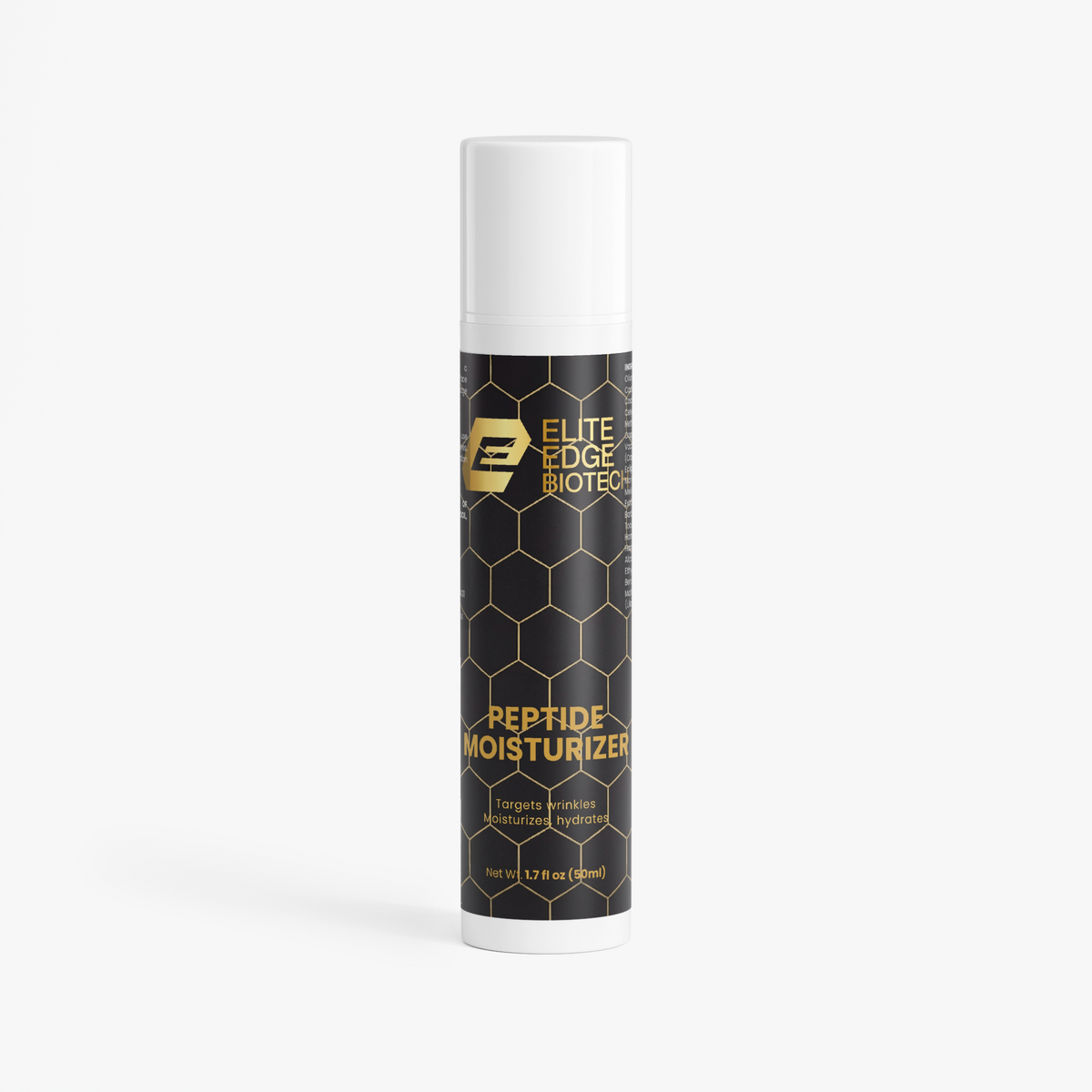Peptide Moisturizer — Advanced Anti-Aging Hydration Cream with Cranberry Extract, Copper Peptides & Botanical Actives | Firm, Brighten & Restore Skin | Elite Edge Health