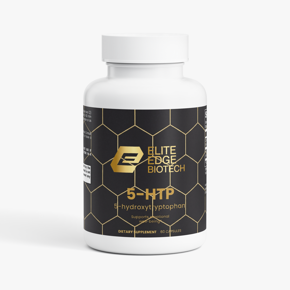 5-HTP Mood Support | Natural Serotonin Booster for Calm, Relaxation & Sleep | Griffonia Seed Extract with Calcium for Emotional Balance & Stress Relief