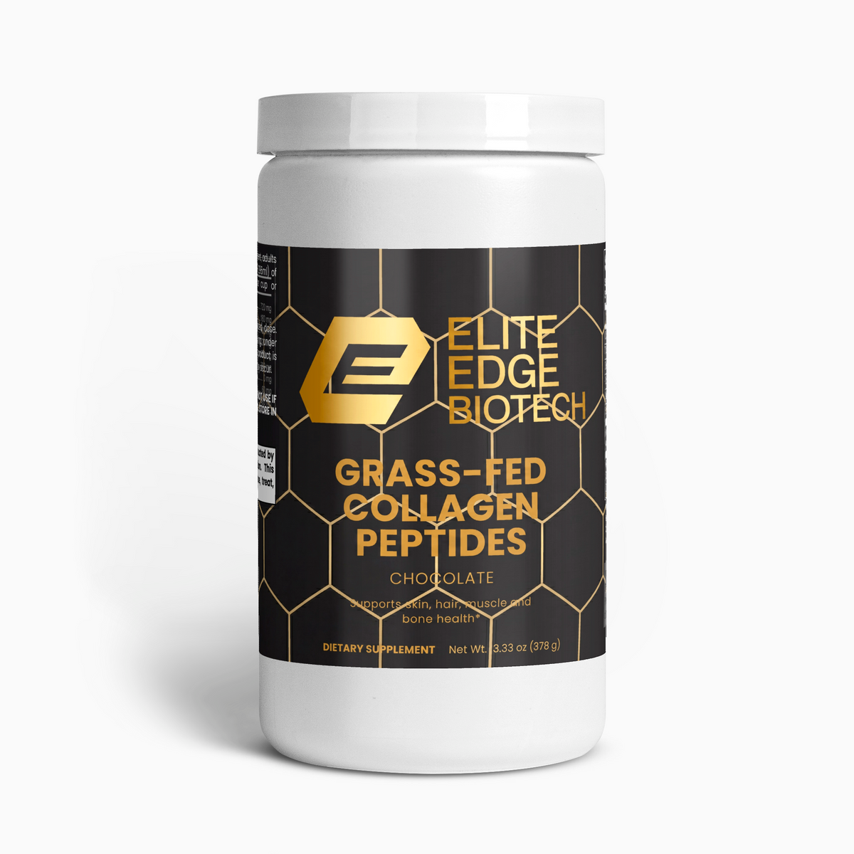Grass-Fed Collagen Peptide Powder (Chocolate) — Skin, Joint & Muscle Support | Elite Edge Health