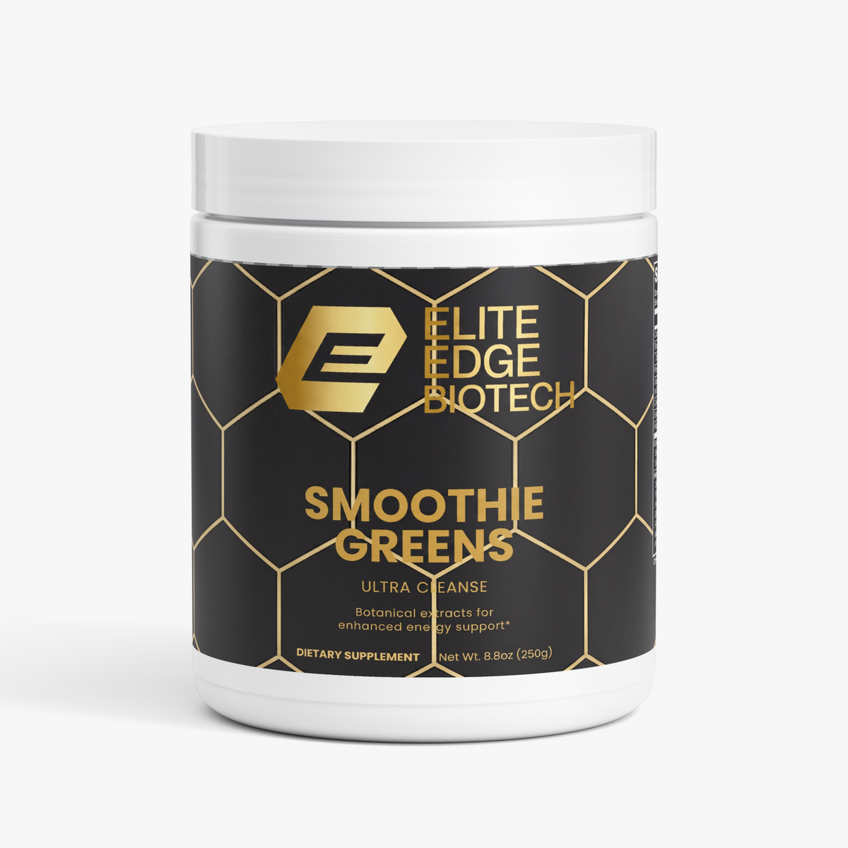 Ultra Cleanse Smoothie Greens — Organic Superfood Detox & Energy Blend | Spirulina, Chlorella, Milk Thistle & Ginseng | Whole-Food Greens Powder for Digestion, Immunity & Vitality | Elite Edge Health