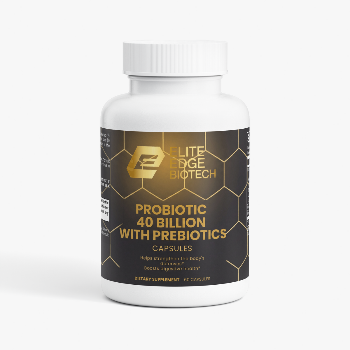 Probiotic 40 Billion + Prebiotics — MAKTREK® Bi-Pass Technology | 4-Strain Digestive & Immune Support for Men & Women | Advanced Gut Health & Microbiome Balance | Elite Edge Health