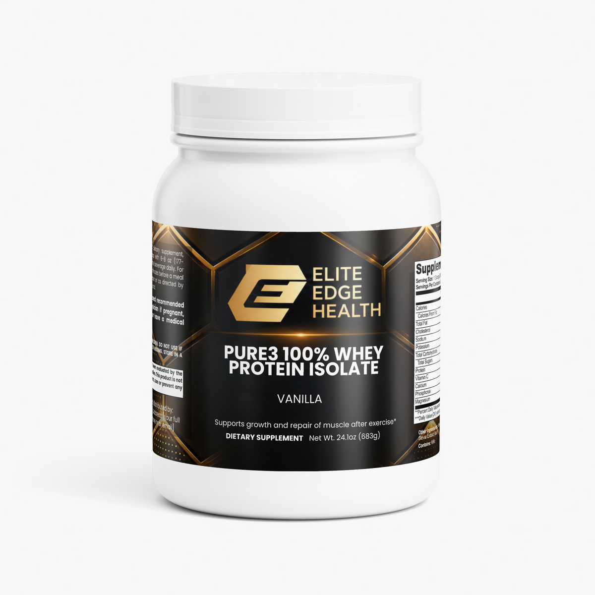 Vanilla Whey Protein Isolate — Premium 100% Whey Isolate | Elite Edge Health