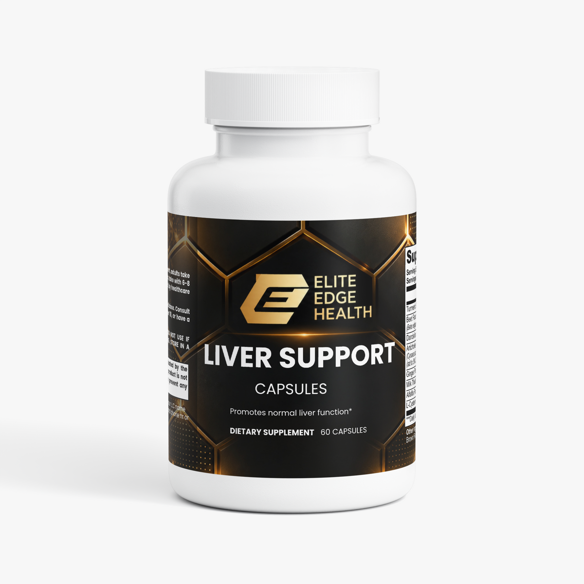 Elite Edge Liver Detox + Regeneration Support — Turmeric, Milk Thistle & Beetroot Formula for Natural Liver Health | Elite Edge Health