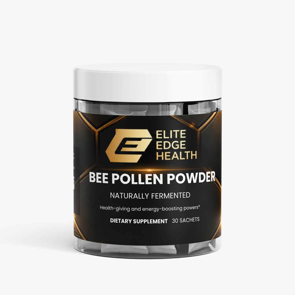 Bee Pearl Powder — Superfood Bee Complex with Bee Bread, Royal Jelly & Propolis Extract | Natural Energy, Immunity & Antioxidant Support | Smoothie Additive | Elite Edge Health