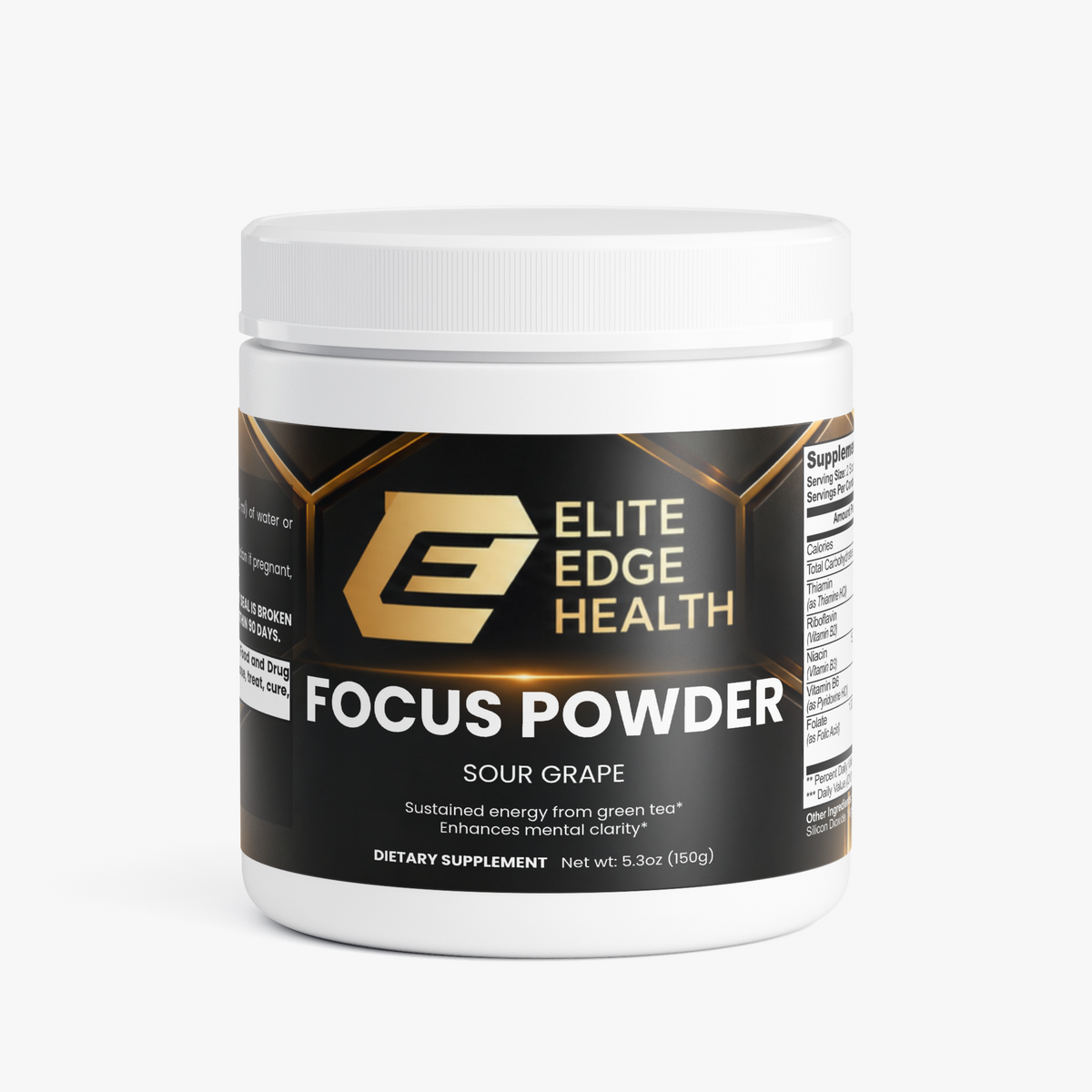 Focus Powder Sour Grape — Advanced Cognitive & Mental Performance Formula | Elite Edge Health