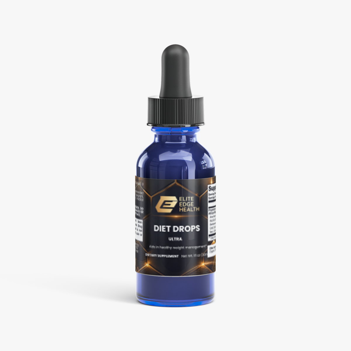 Diet Drops Ultra — Advanced Leptin & Metabolism Support Drops | African Mango, Maca & L-Carnitine Formula | Supports Weight Management, Fat Burning & Energy | Elite Edge Health