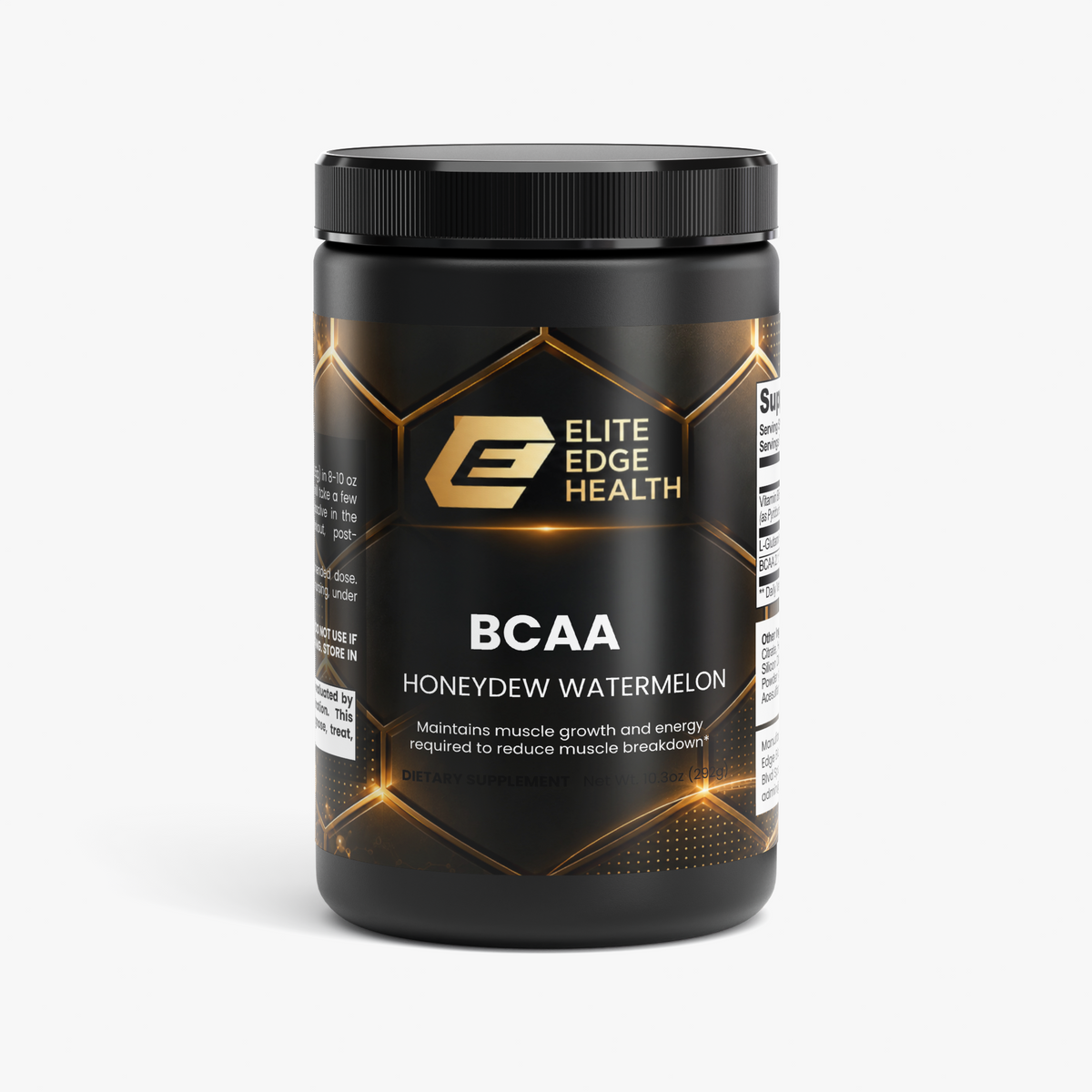 BCAA Post-Workout Powder (Honeydew/Watermelon) — Lean Muscle Recovery & Performance Blend | Elite Edge Health
