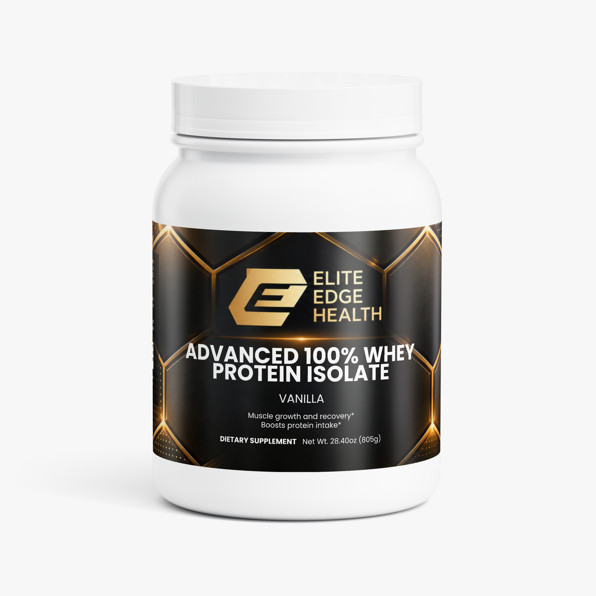 Vanilla Whey Protein Isolate — Premium Advanced 100% Whey Isolate | Elite Edge Health