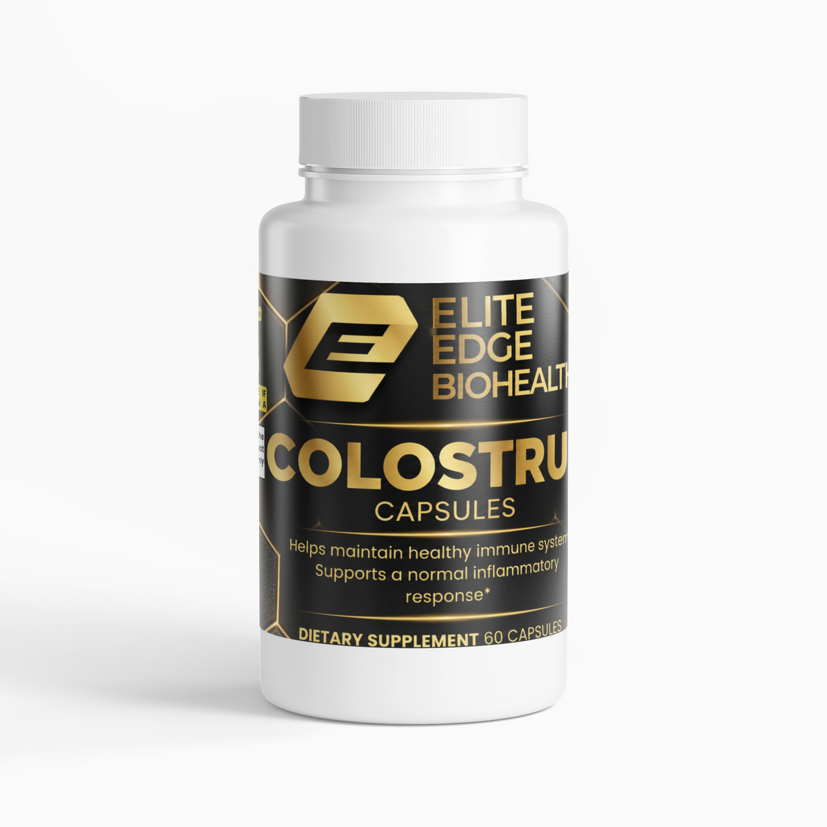 Colostrum Capsules — 30% IgG (500mg) | Immune Defense, Gut Health & Recovery Support | Bovine Colostrum Supplement | Elite Edge Health