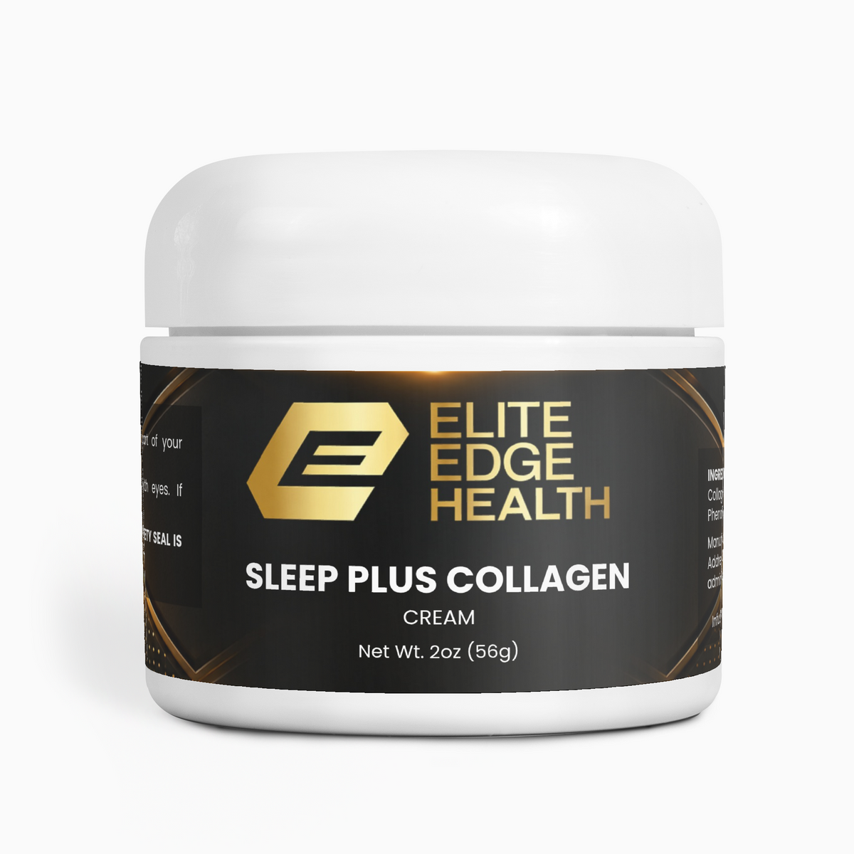 Sleep Plus Collagen Cream — Nighttime Hydration with Melatonin, Collagen & Hyaluronic Acid | Elite Edge Health