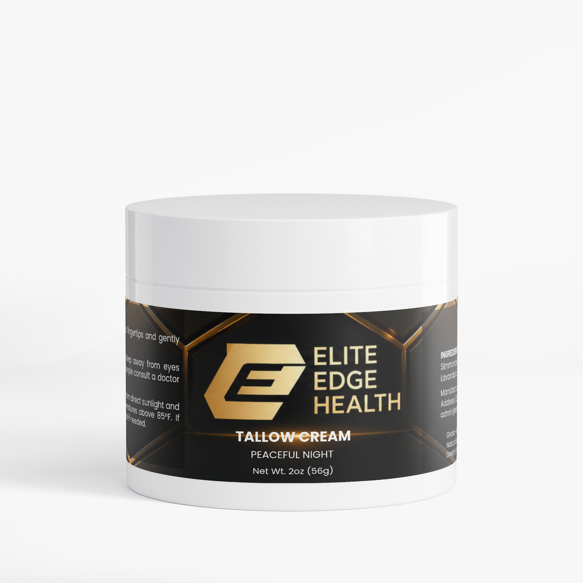 Elite Edge Tallow Cream — Grass-Fed Hydration & Vitamin-Rich Natural Skincare | Elite Edge Health