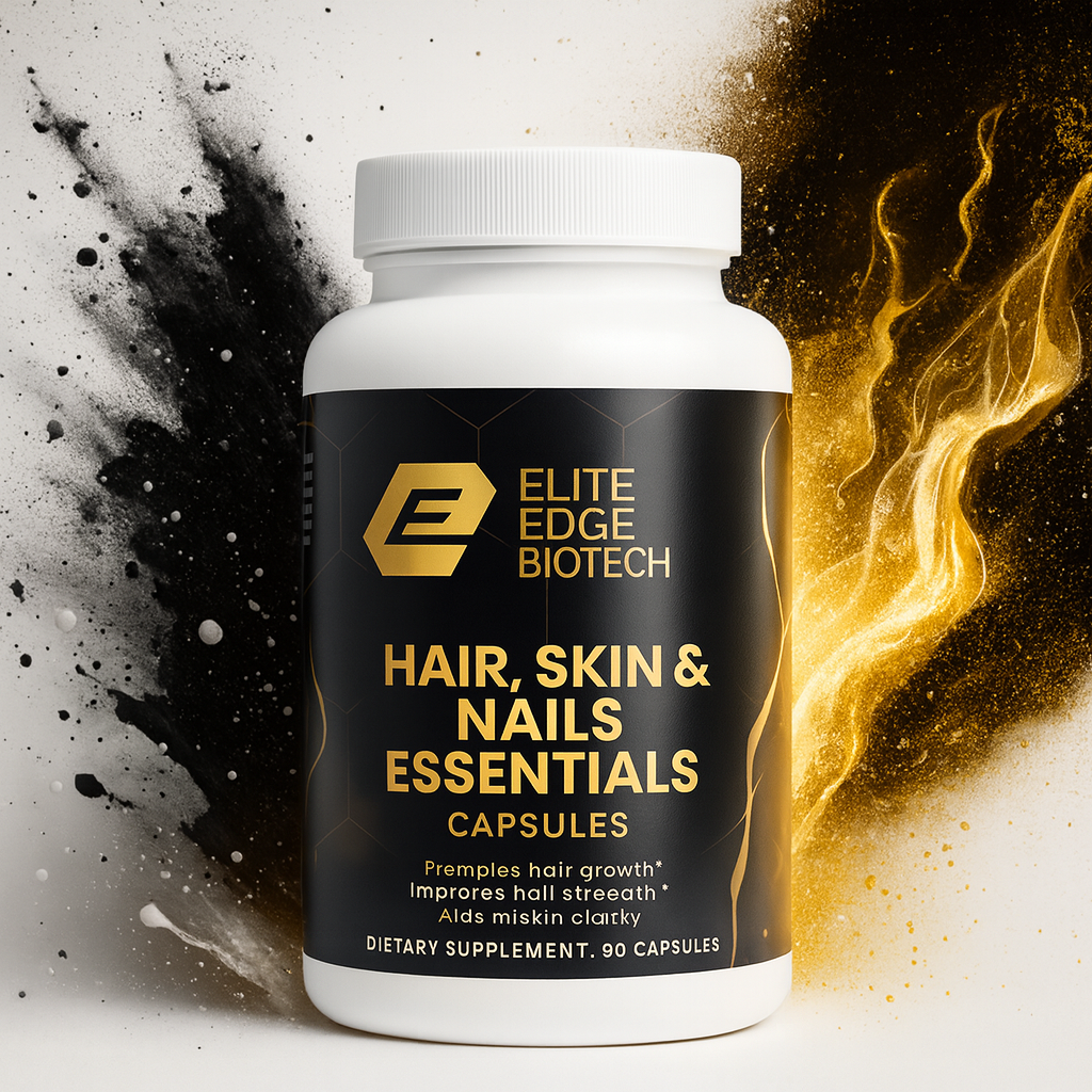 Hair, Skin & Nails Essentials — Advanced Biotin + Collagen Support | Elite Edge Health