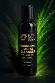 Paraben-Free Charcoal Facial Cleanser — Detoxifying Daily Deep Clean Formula | Elite Edge Health