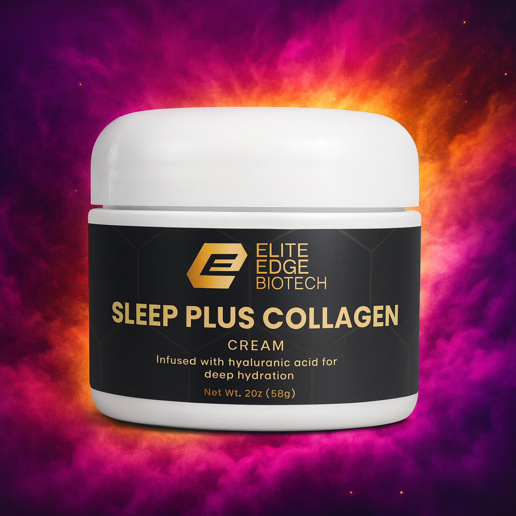 Sleep Plus Collagen Cream — Nighttime Hydration with Melatonin, Collagen & Hyaluronic Acid | Elite Edge Health