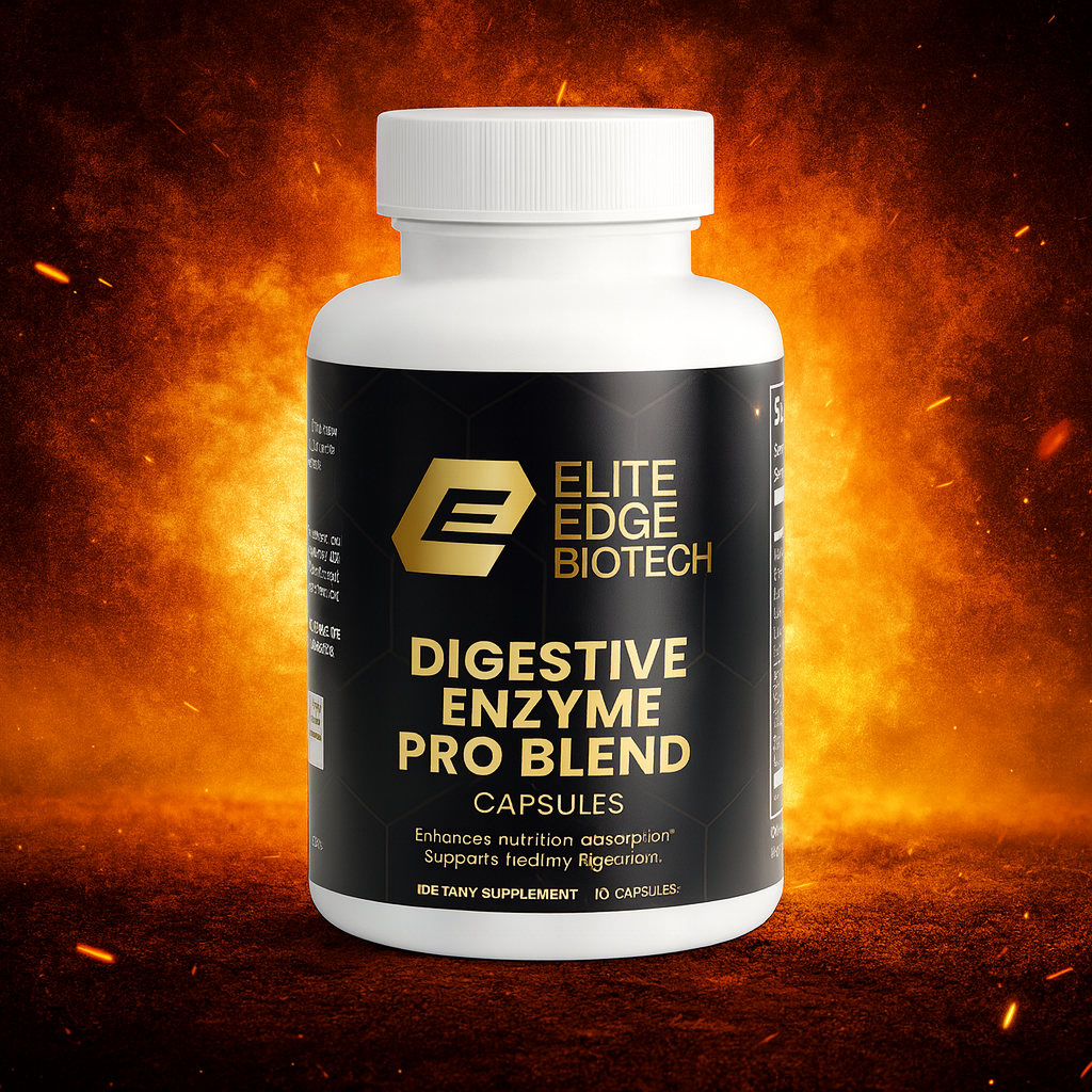 Digestive Enzyme Complex — Makzyme-Pro™ + Bromelain & Papain for Gut Health, Nutrient Absorption & Anti-Bloat Support | Elite Edge Health