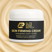 Skin Firming Cream — DMAE + Hyaluronic Acid + CoQ10 Lifting Complex for Face, Neck & Eyes | Advanced Anti-Aging Hydration | Elite Edge Health