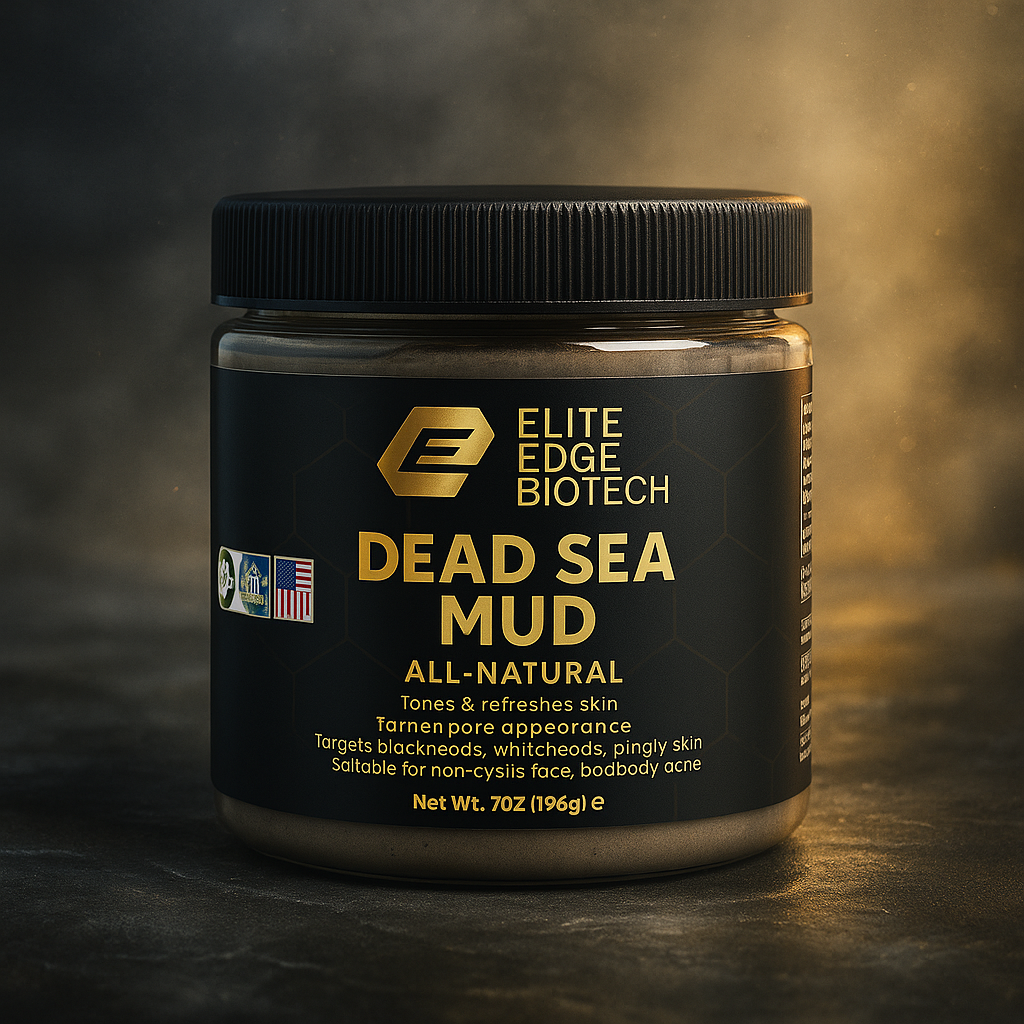 Dead Sea Mud — 100% Pure Mineral-Rich Face & Body Mask | Detox, Purify & Rejuvenate Skin | Deep Cleansing Natural Skincare | Elite Edge Health