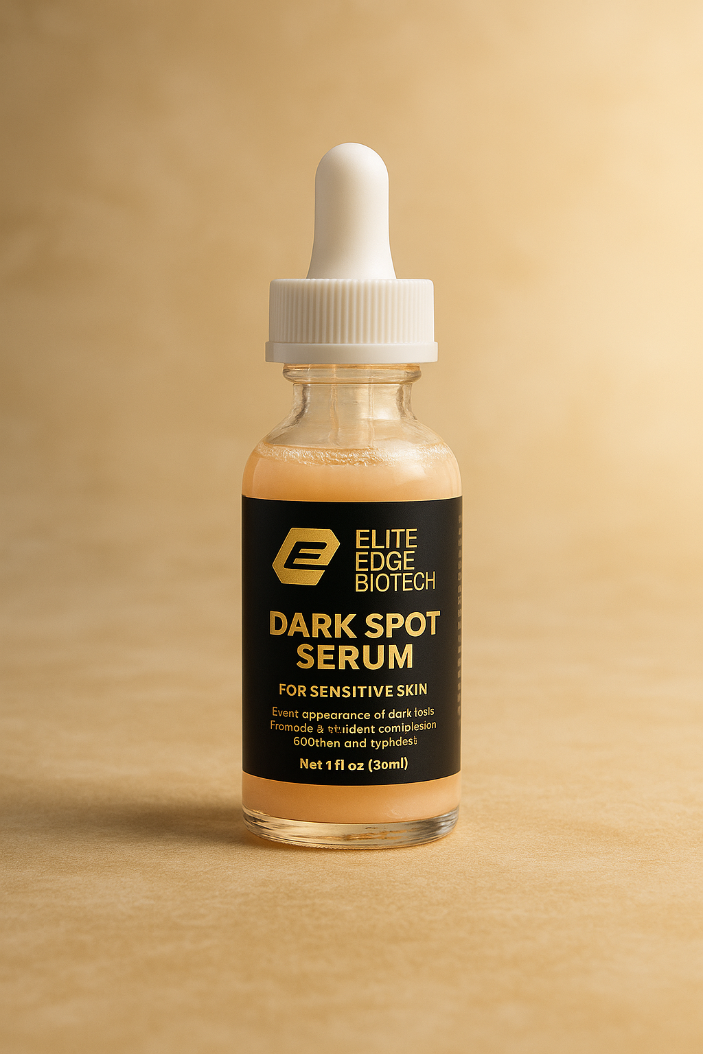 Dark Spot Serum — Sensitive Skin Brightening Complex with Adaptogenic Mushrooms, Chamomile & Green Tea | Even Tone & Hydration Without Harsh Acids | Elite Edge Health