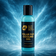 Polar Flex Cooling Gel — Natural Pre & Post-Workout Recovery Formula | Menthol, Arnica & Aloe Cooling Relief | Soothes, Hydrates & Revitalizes Skin | Elite Edge Health