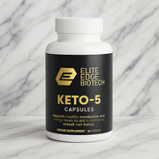 Keto-5 — Advanced Ketogenic Fat-Burning Formula with Raspberry Ketone, Green Tea & Garcinia Cambogia | Boosts Energy, Focus & Fat Metabolism | Elite Edge Health