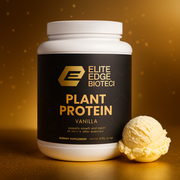 Plant Protein Powder (Vanilla) | 21g Complete Vegan Protein for Muscle Recovery, Energy & Lean Nutrition | Dairy-Free, Soy-Free, Gluten-Free | Rich Vanilla Flavor