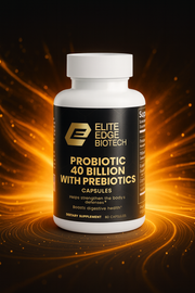 Probiotic 40 Billion + Prebiotics — MAKTREK® Bi-Pass Technology | 4-Strain Digestive & Immune Support for Men & Women | Advanced Gut Health & Microbiome Balance | Elite Edge Health