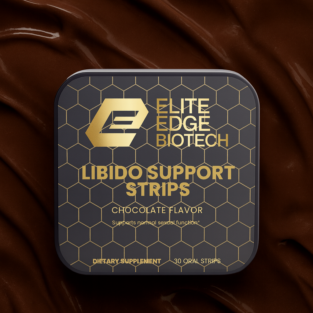 Libido Support Strips (Chocolate) — Advanced Vitality & Performance Formula | Elite Edge Biotech