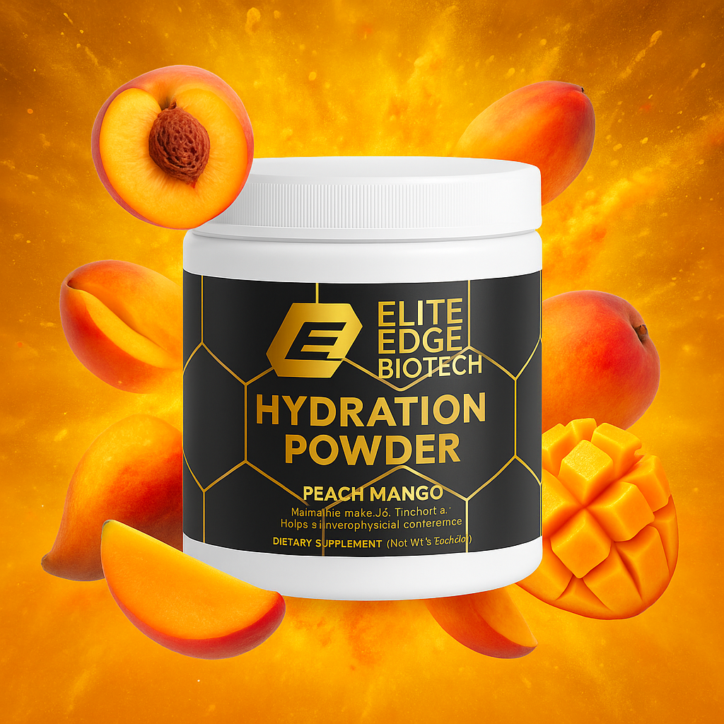 Peach Mango HYDRATION — Advanced Electrolyte Drink Mix | Sugar-Free, Keto-Friendly Hydration & Endurance Support | Caffeine-Free Electrolyte Powder