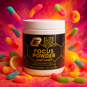 Focus Powder — Sour Candy Flavor | Nootropic Energy & Cognitive Support Drink Mix with Alpha-GPC, L-Theanine, Natural Caffeine & B-Vitamins for Focus, Memory & Mental Clarity