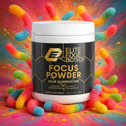 Focus Powder — Sour Gummy Worm Flavor | Nootropic Energy & Cognitive Support Drink Mix with Alpha-GPC, L-Theanine, Natural Caffeine & B-Vitamins for Focus, Memory & Mental Clarity