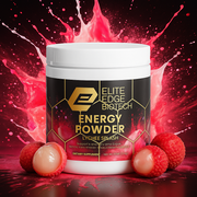 Energy Powder — Lychee Splash Energy Flavor | Clean Energy & Focus Drink Mix with Natural Caffeine, L-Theanine, Electrolytes & B-Vitamins for Sustained Energy, Hydration & Mental Clarity