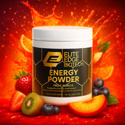 Energy Powder — Fruit Punch Flavor | Clean Energy & Focus Drink Mix with Natural Caffeine, L-Theanine, Electrolytes & B-Vitamins for Smooth Energy, Hydration & Mental Performance