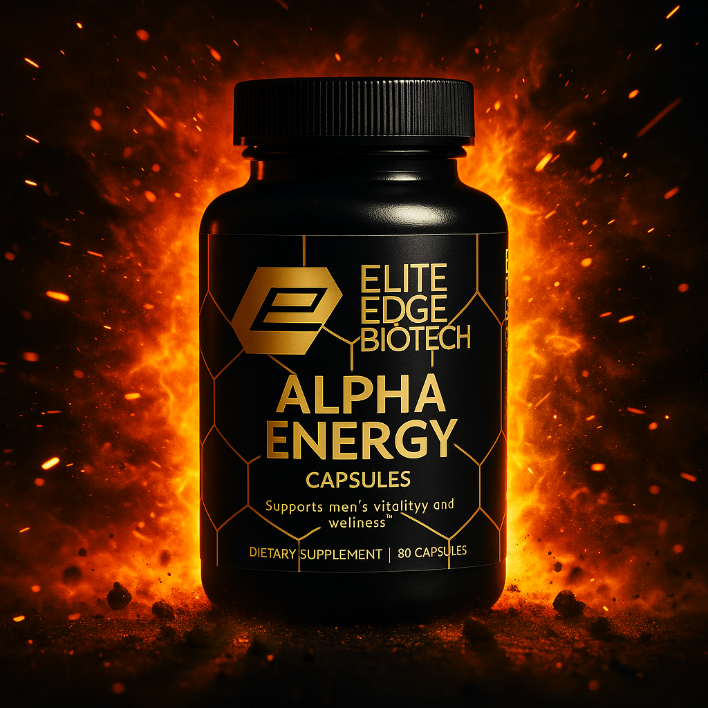 Men’s Vitality Complex — Tribulus, Longjack, Horny Goat Weed & Saw Palmetto Formula for Energy, Libido & Strength | Elite Edge Health