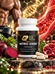 Nitric Oxide — Circulation & Muscle Pump Support | L-Arginine AAKG, L-Citrulline DL-Malate | Endurance, Recovery & Performance Formula | Elite Edge Health
