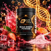 BCAA + Glutamine Post-Workout Powder — 2:1:1 Ratio | Muscle Recovery, Lean Growth & Hydration Support | Fruit Punch Flavor | Elite Edge Health