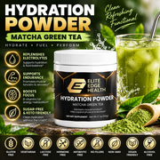Matcha Green Tea HYDRATION — Advanced Electrolyte Drink Mix | Sugar-Free, Keto-Friendly Hydration & Endurance Support | Caffeine-Free Matcha Electrolyte Powder