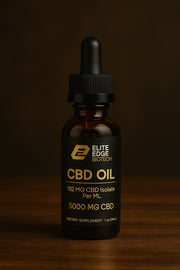 CBD Oil 5000mg Isolate – Extra Strength THC-Free Tincture